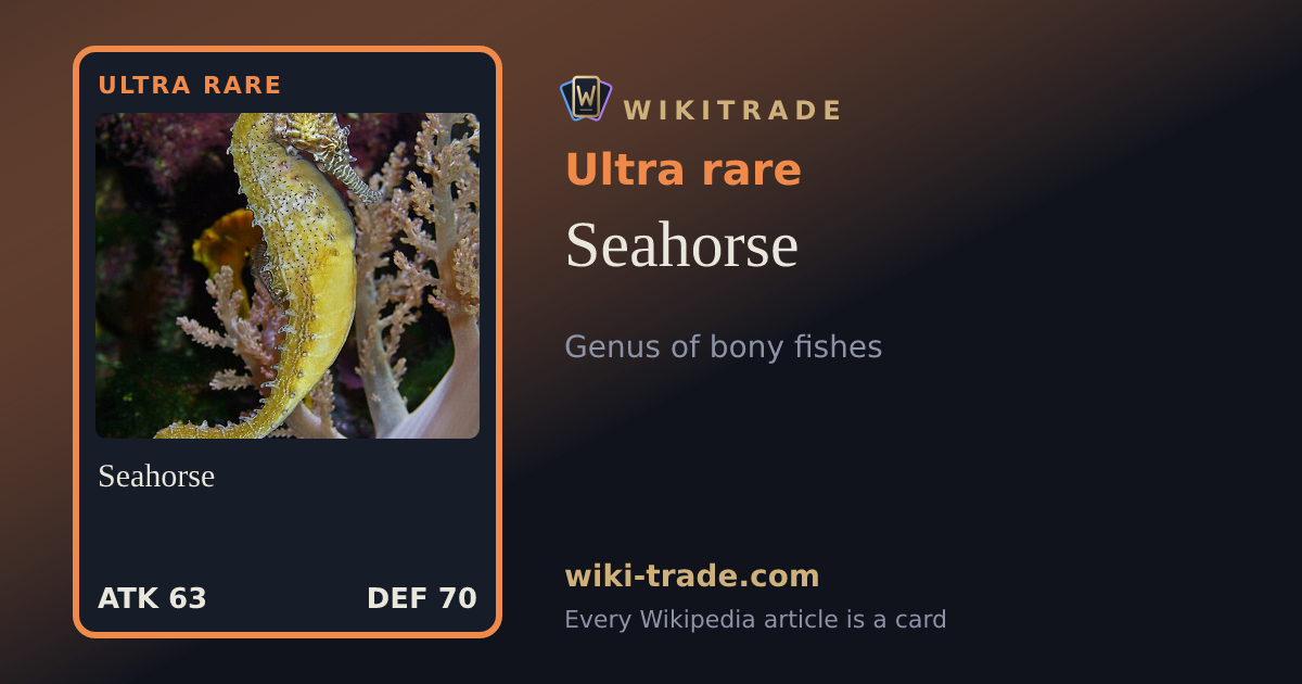 Seahorse — Ultra rare card