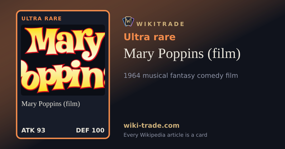 Mary Poppins (film) — Ultra rare card