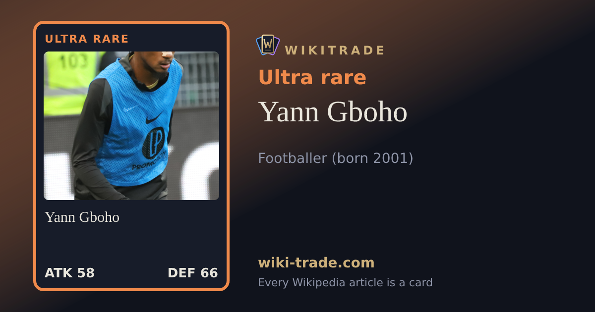 Yann Gboho — Ultra rare card