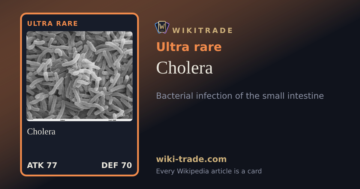 Cholera — Ultra rare card