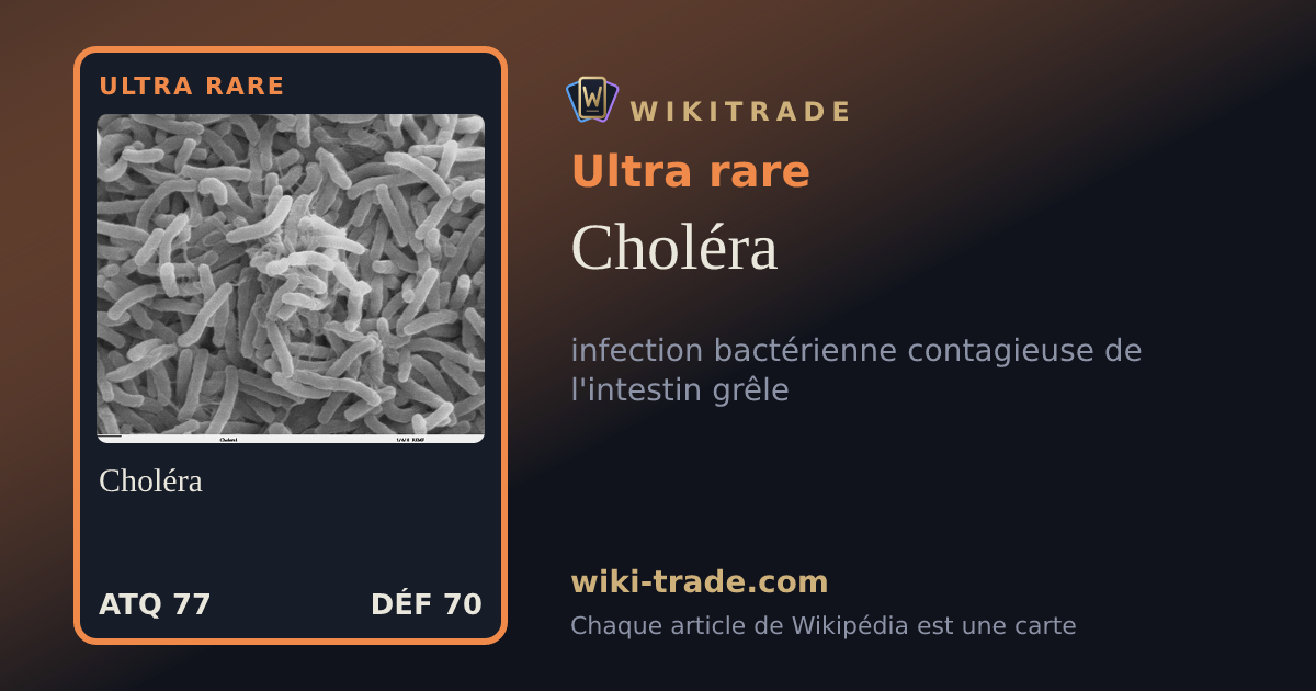 Choléra — carte Ultra rare