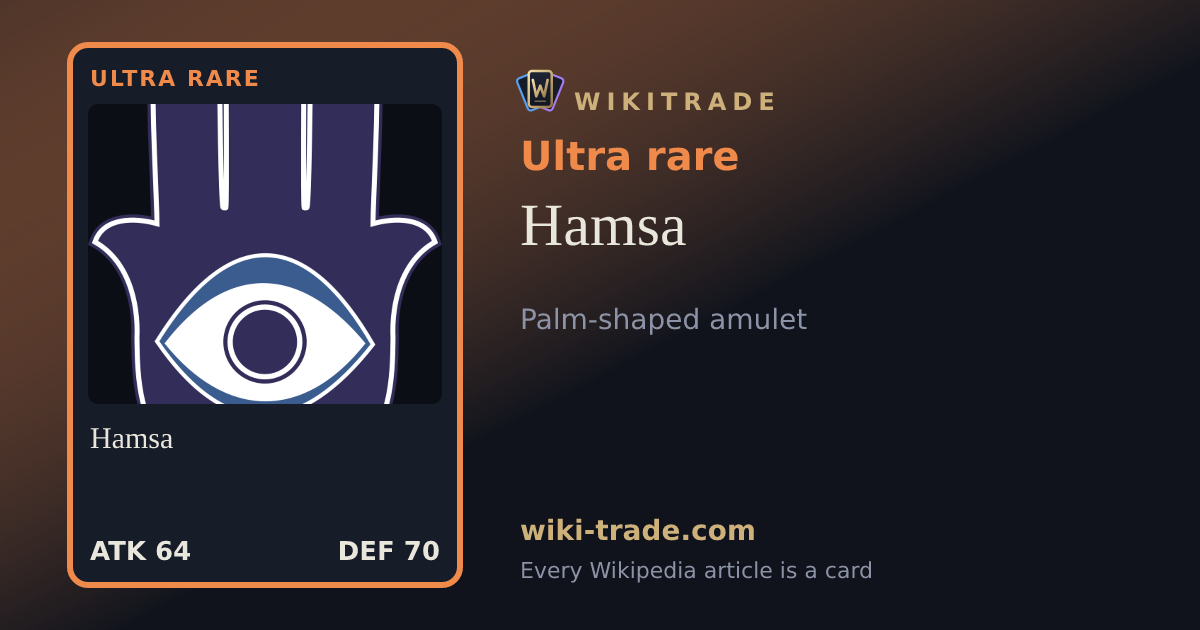 Hamsa — Ultra rare card