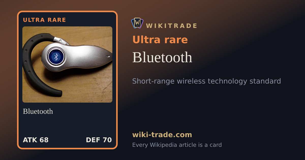 Bluetooth — Ultra rare card