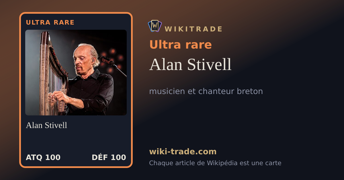 Alan Stivell — carte Ultra rare