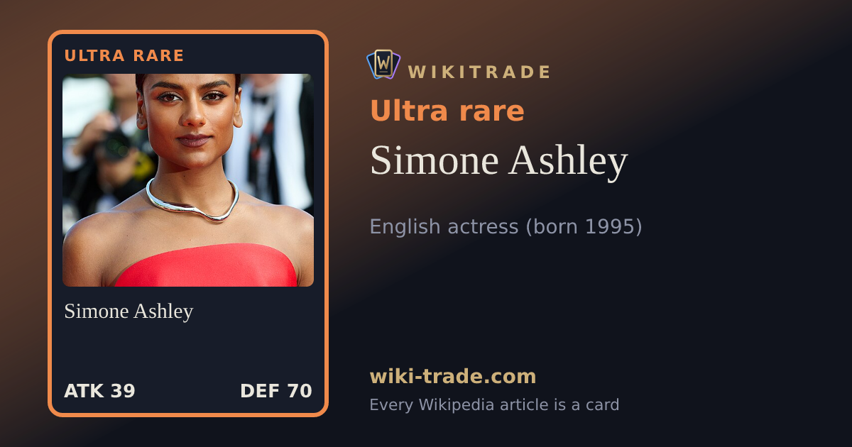 Simone Ashley — Ultra rare card