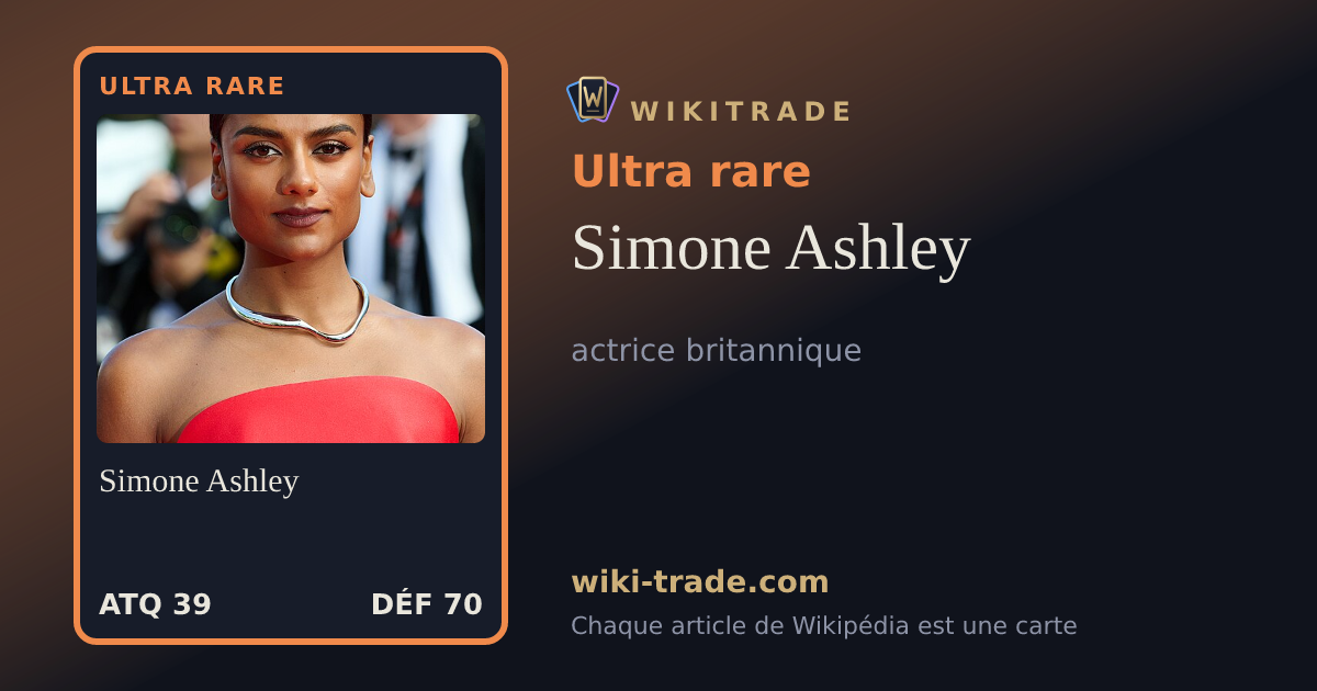 Simone Ashley — carte Ultra rare