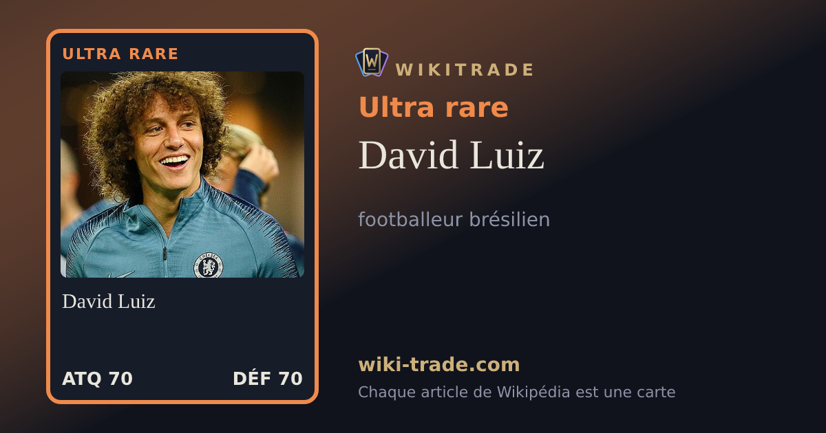 David Luiz — carte Ultra rare