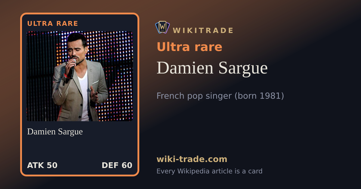 Damien Sargue — Ultra rare card