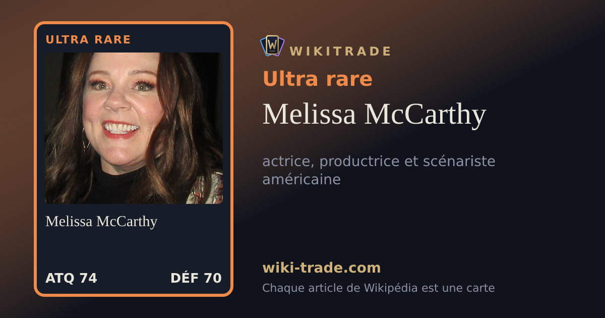 Melissa McCarthy — carte Ultra rare