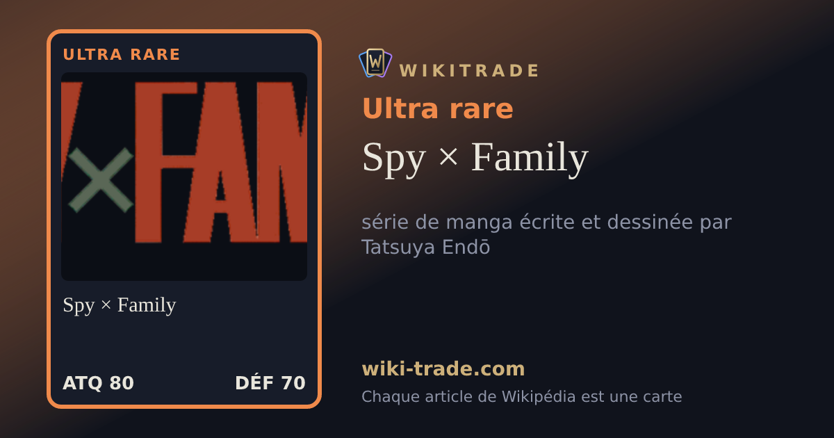 Spy × Family — carte Ultra rare
