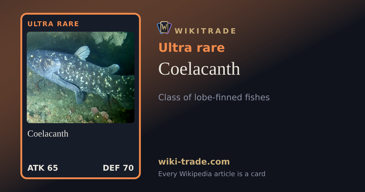 Coelacanth — Ultra rare card