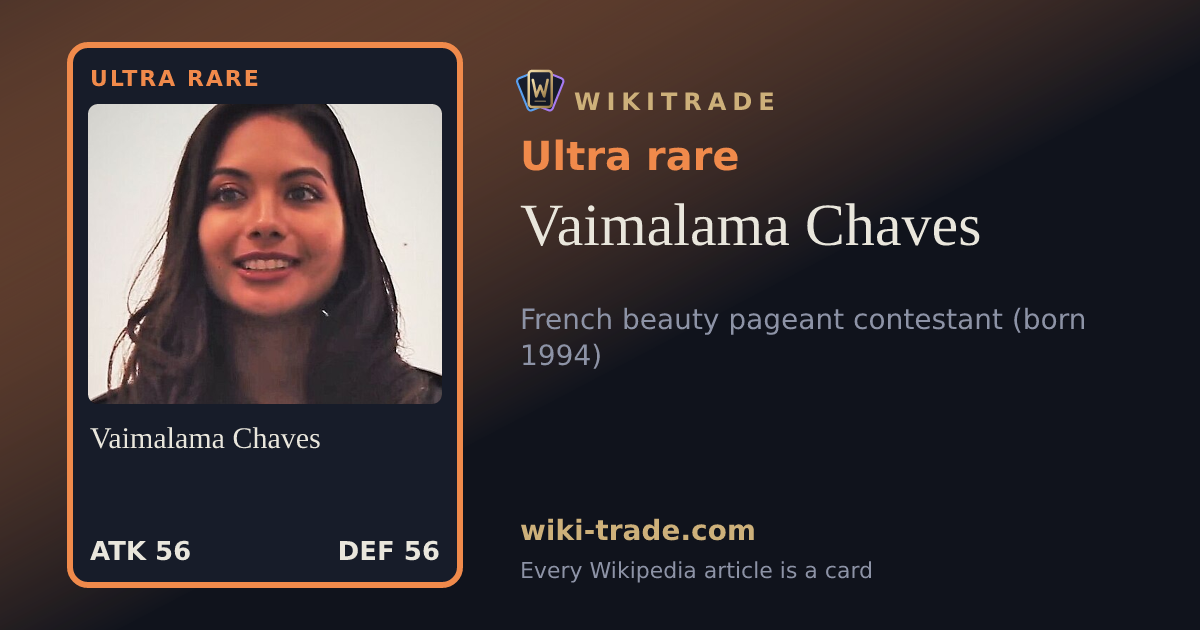 Vaimalama Chaves — Ultra rare card