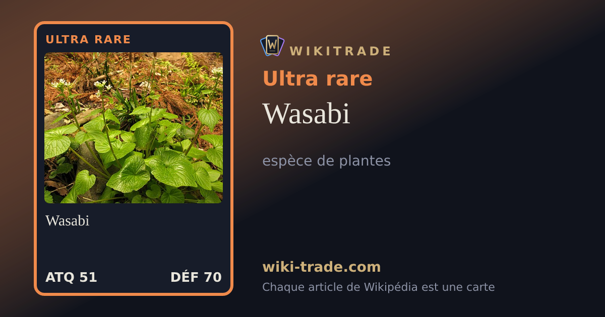 Wasabi — carte Ultra rare
