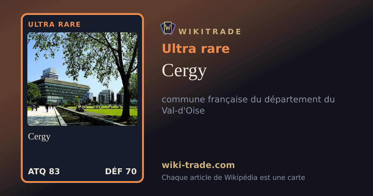 Cergy — carte Ultra rare