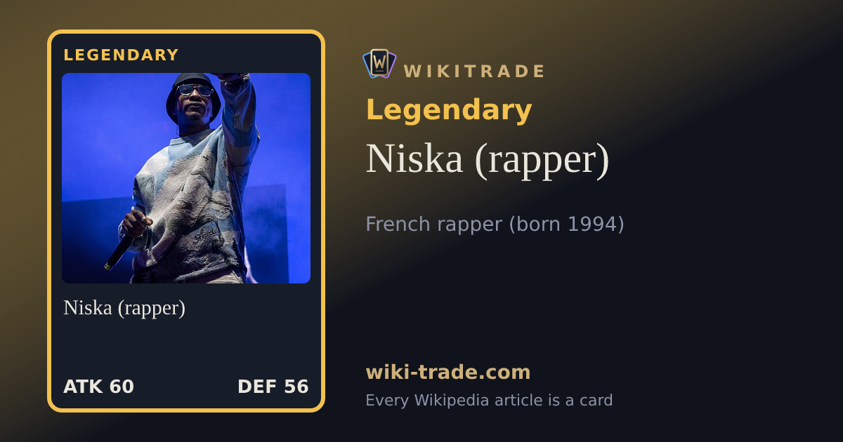 Niska (rapper) — Legendary card