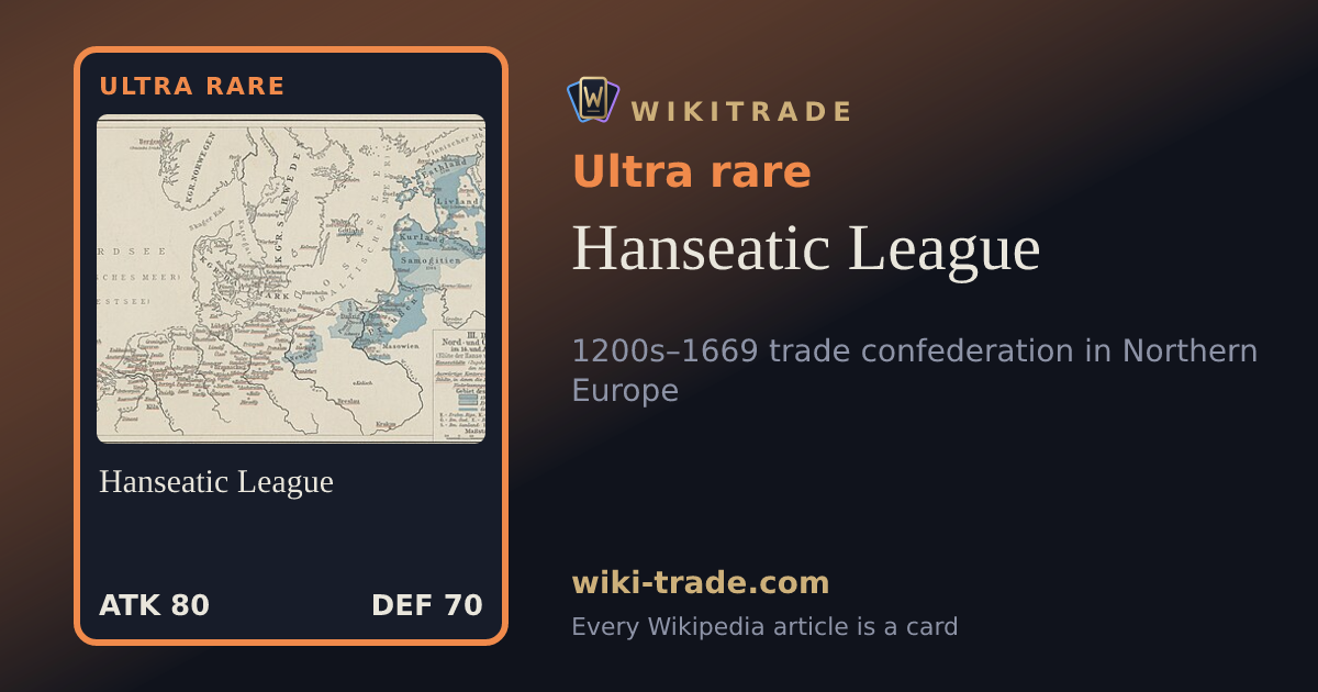 Hanseatic League — Ultra rare card