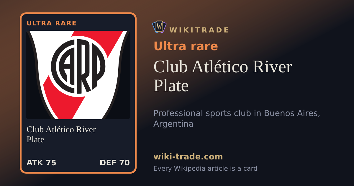 Club Atlético River Plate — Ultra rare card
