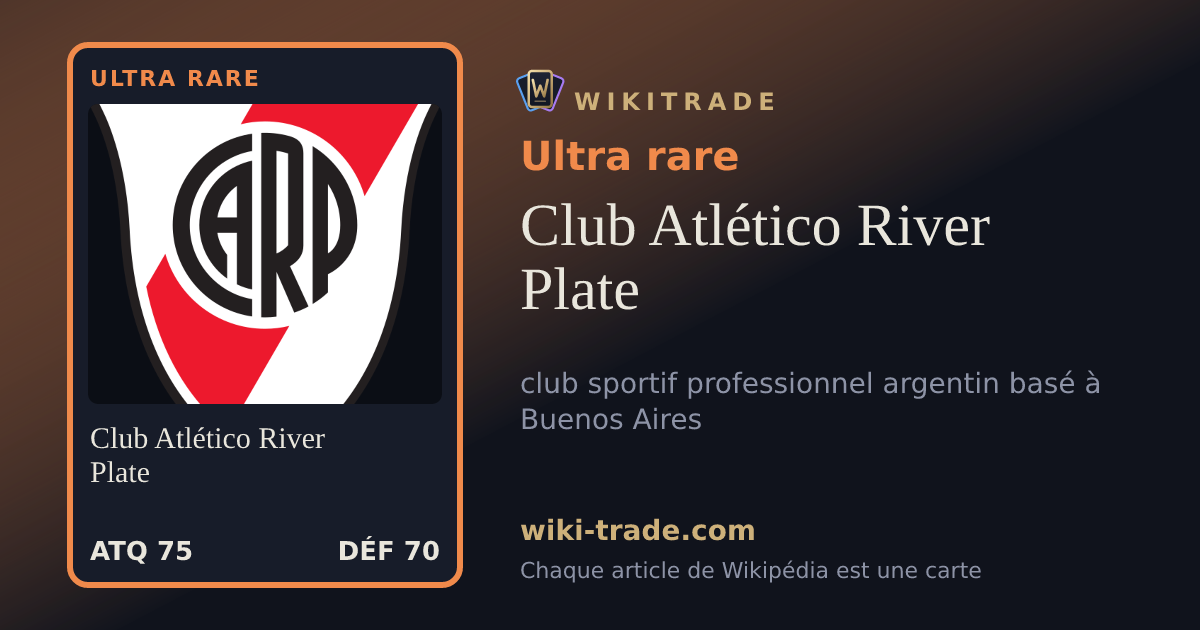Club Atlético River Plate — carte Ultra rare