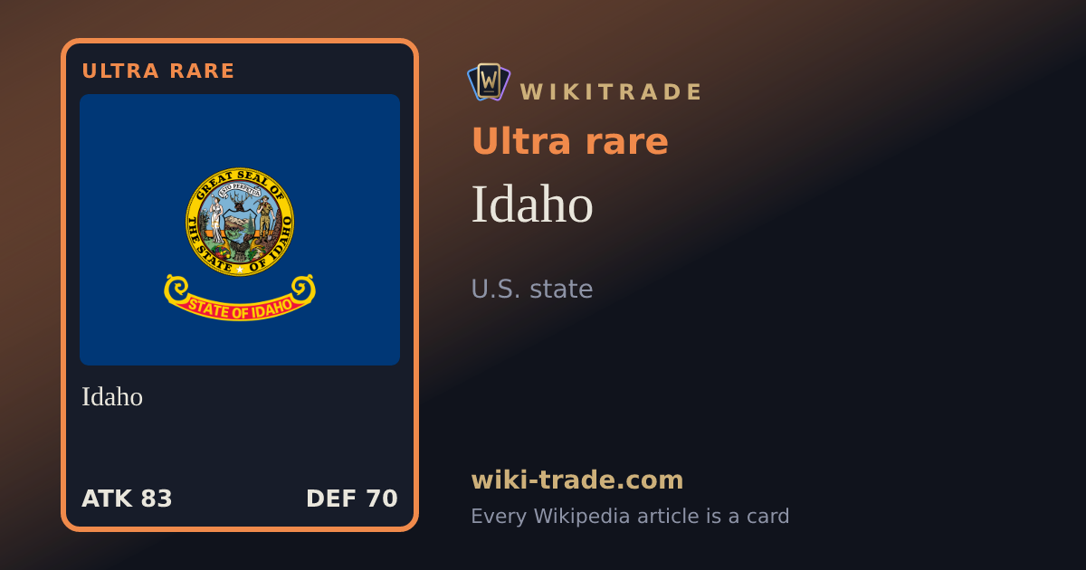 Idaho — Ultra rare card