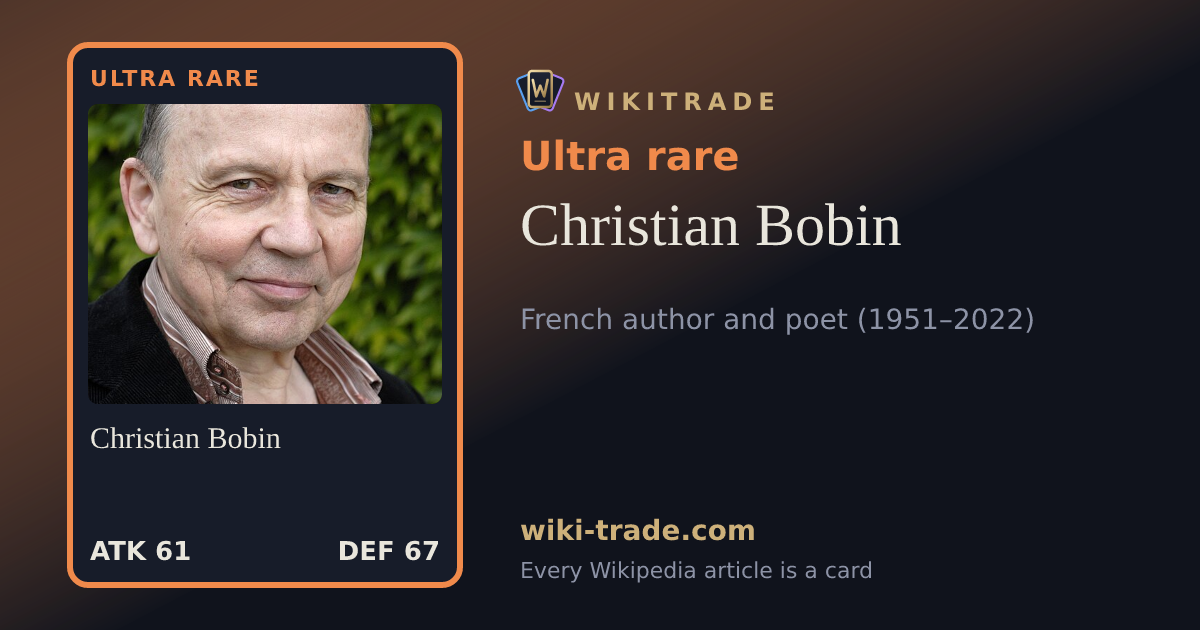 Christian Bobin — Ultra rare card