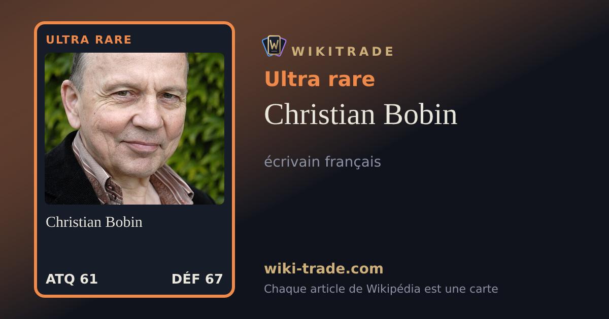 Christian Bobin — carte Ultra rare