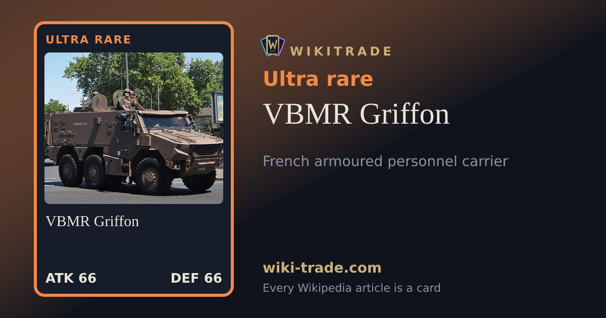 VBMR Griffon — Ultra rare card