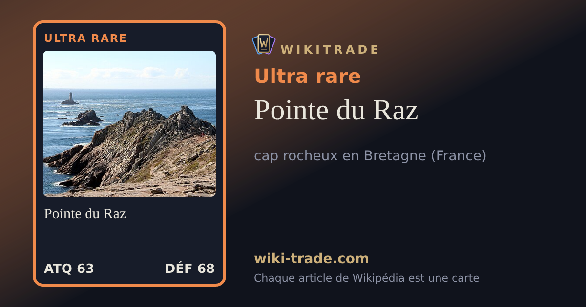 Pointe du Raz — carte Ultra rare