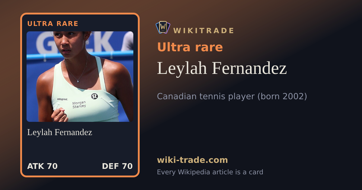 Leylah Fernandez — Ultra rare card