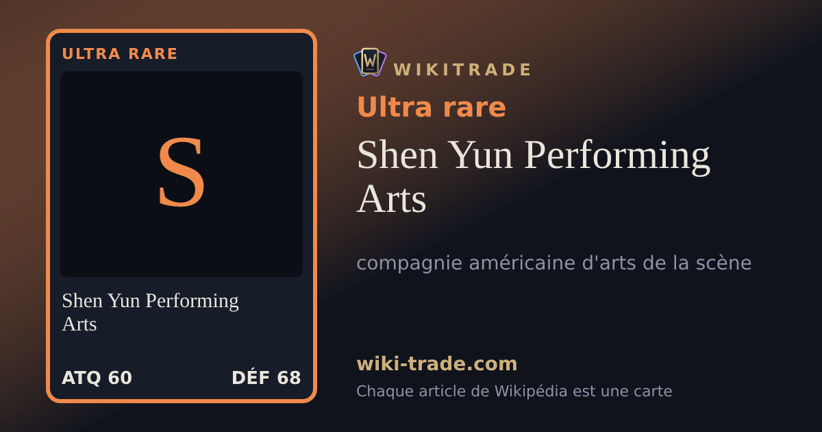Shen Yun Performing Arts — carte Ultra rare
