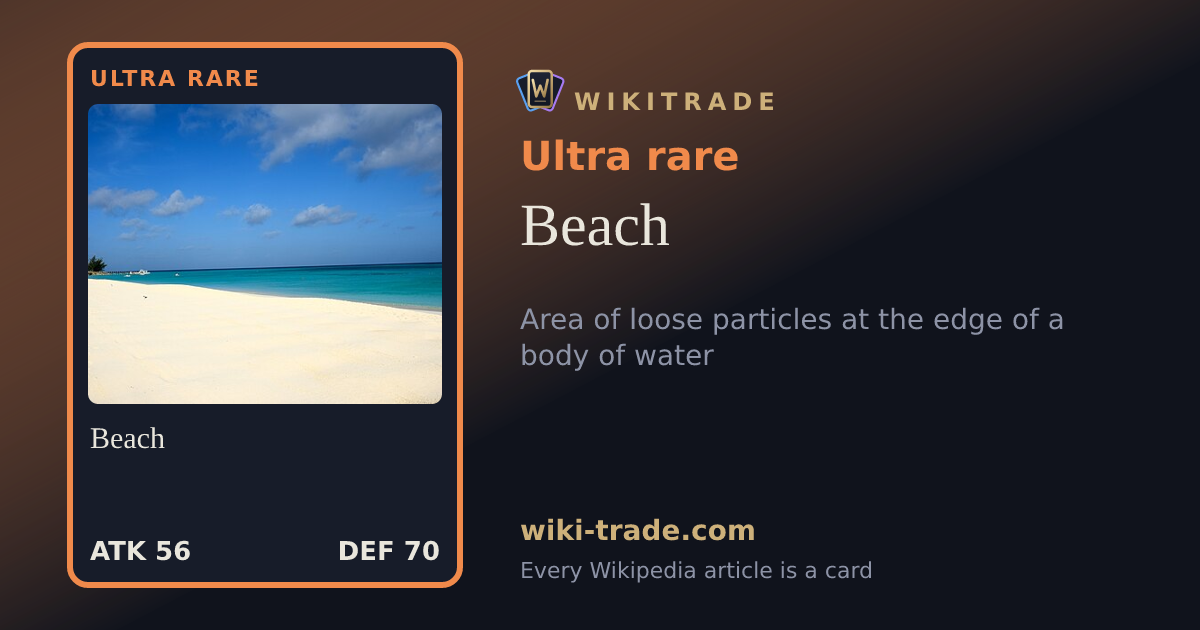 Beach — Ultra rare card