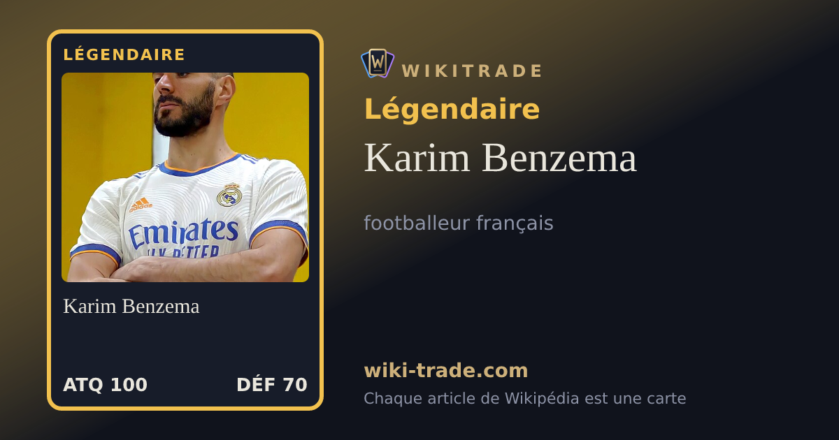 Karim Benzema — carte Légendaire