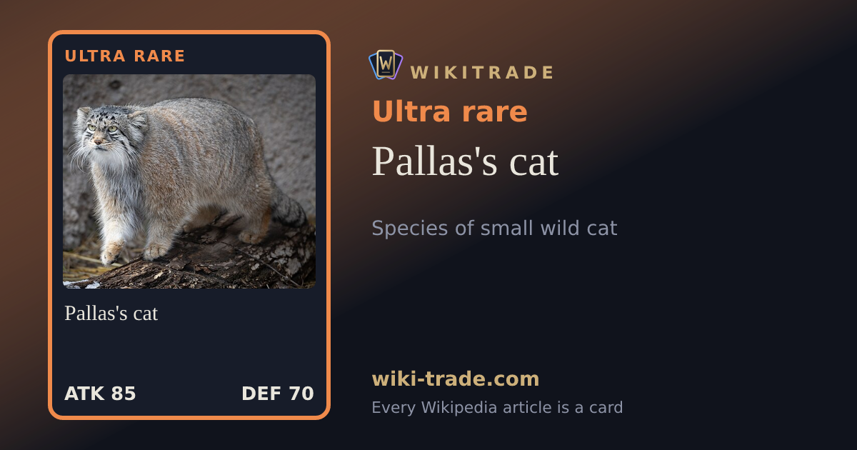 Pallas's cat — Ultra rare card
