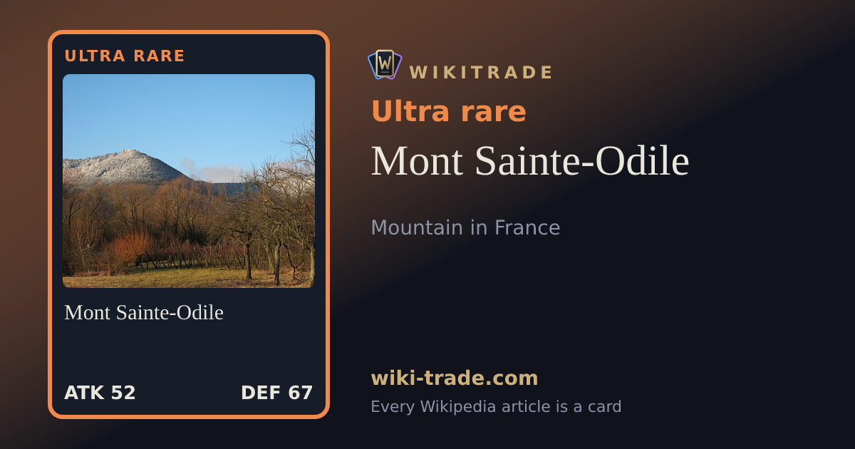 Mont Sainte-Odile — Ultra rare card