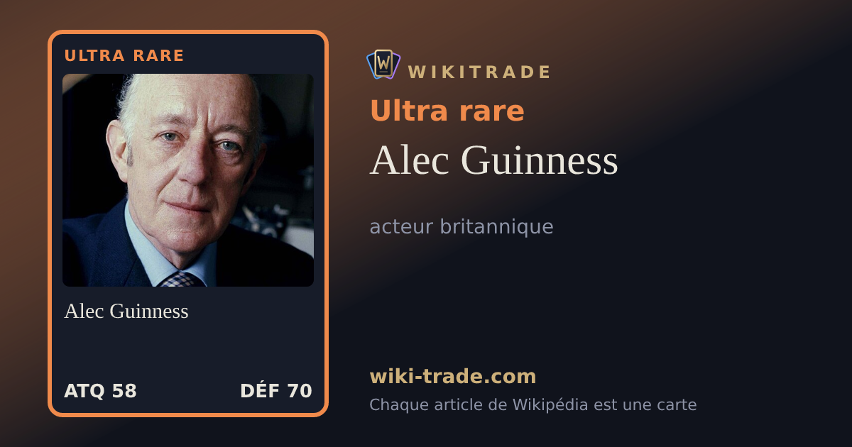 Alec Guinness — carte Ultra rare