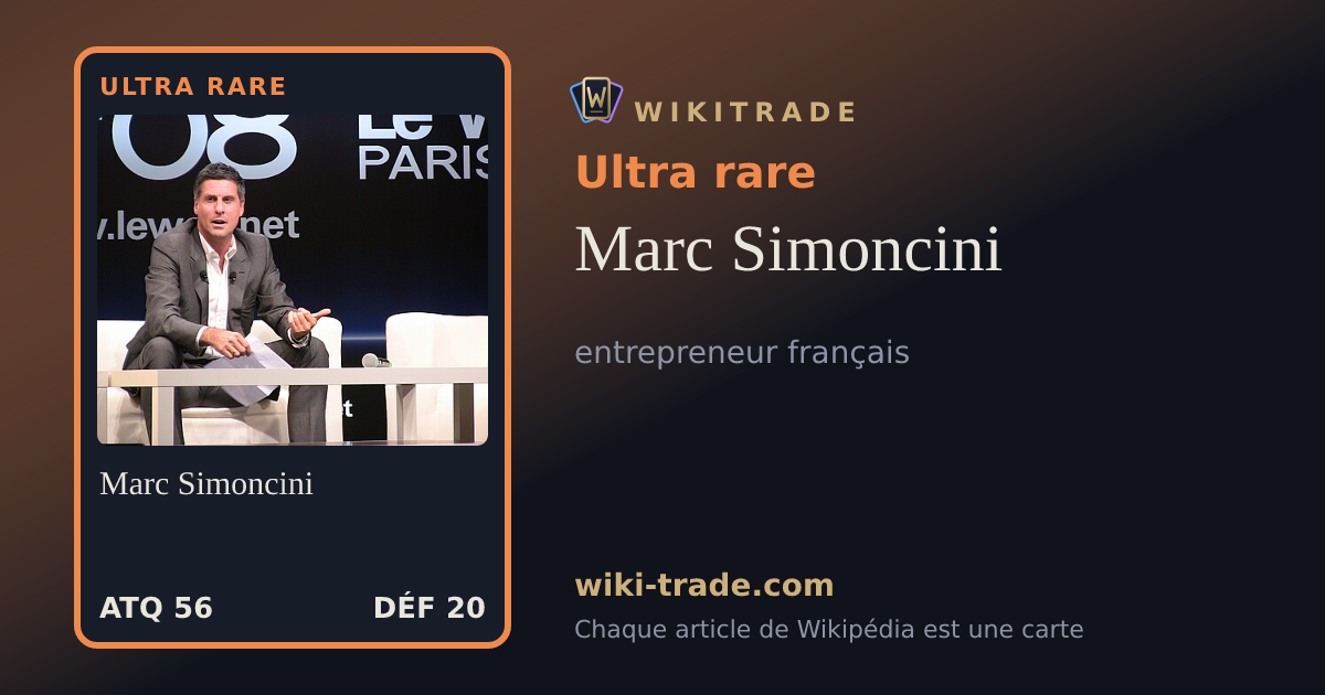 Marc Simoncini — carte Ultra rare
