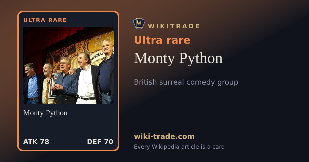 Monty Python — Ultra rare card