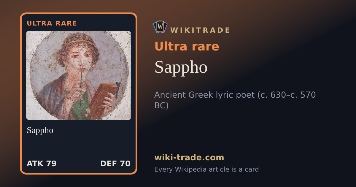 Sappho — Ultra rare card