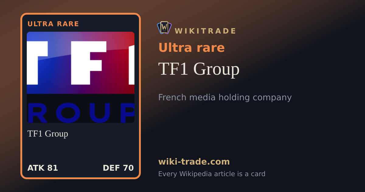 TF1 Group — Ultra rare card