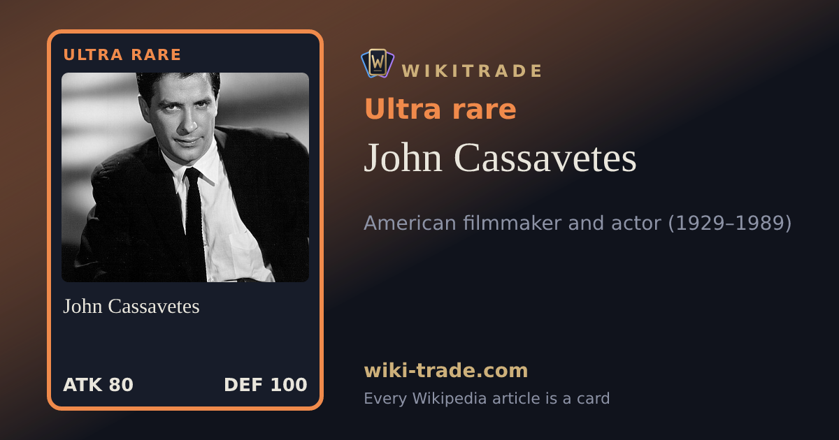 John Cassavetes — Ultra rare card