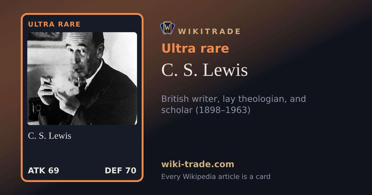 C. S. Lewis — Ultra rare card
