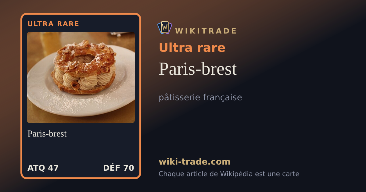 Paris-brest — carte Ultra rare