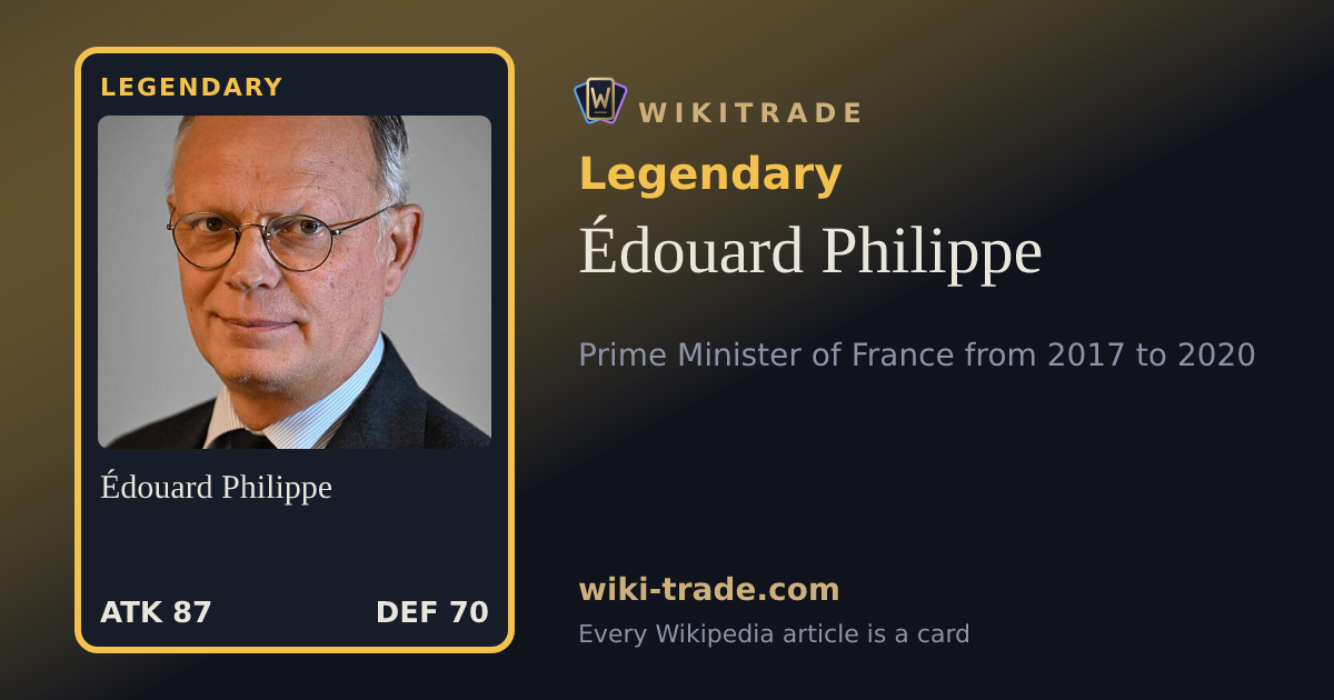 Édouard Philippe — Legendary card