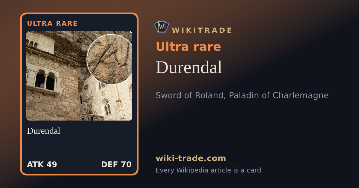 Durendal — Ultra rare card