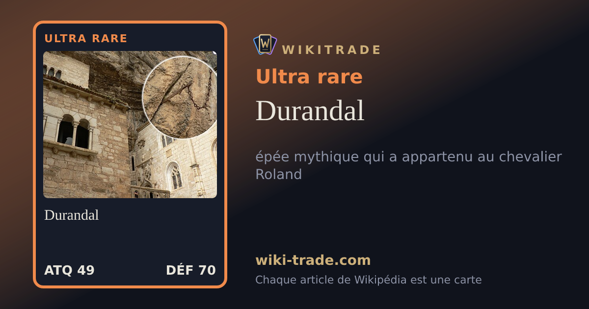 Durandal — carte Ultra rare