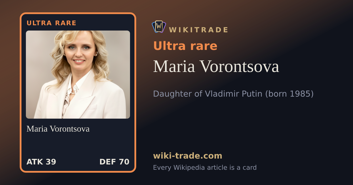 Maria Vorontsova — Ultra rare card