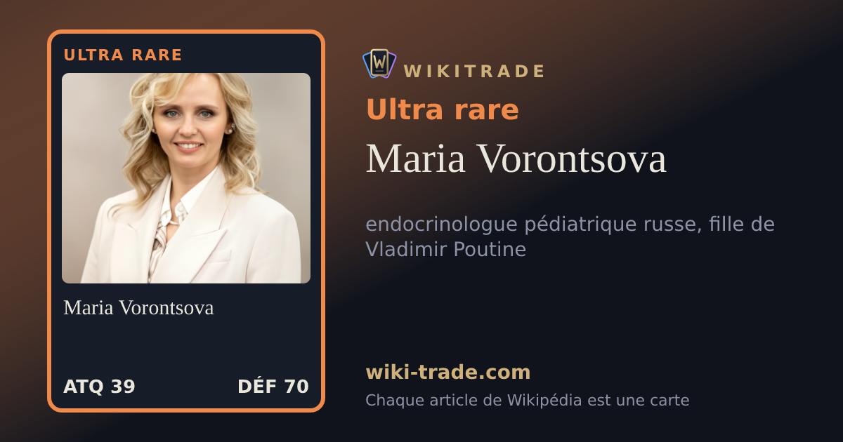 Maria Vorontsova — carte Ultra rare
