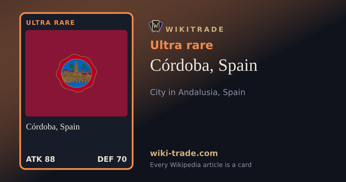 Córdoba, Spain — Ultra rare card