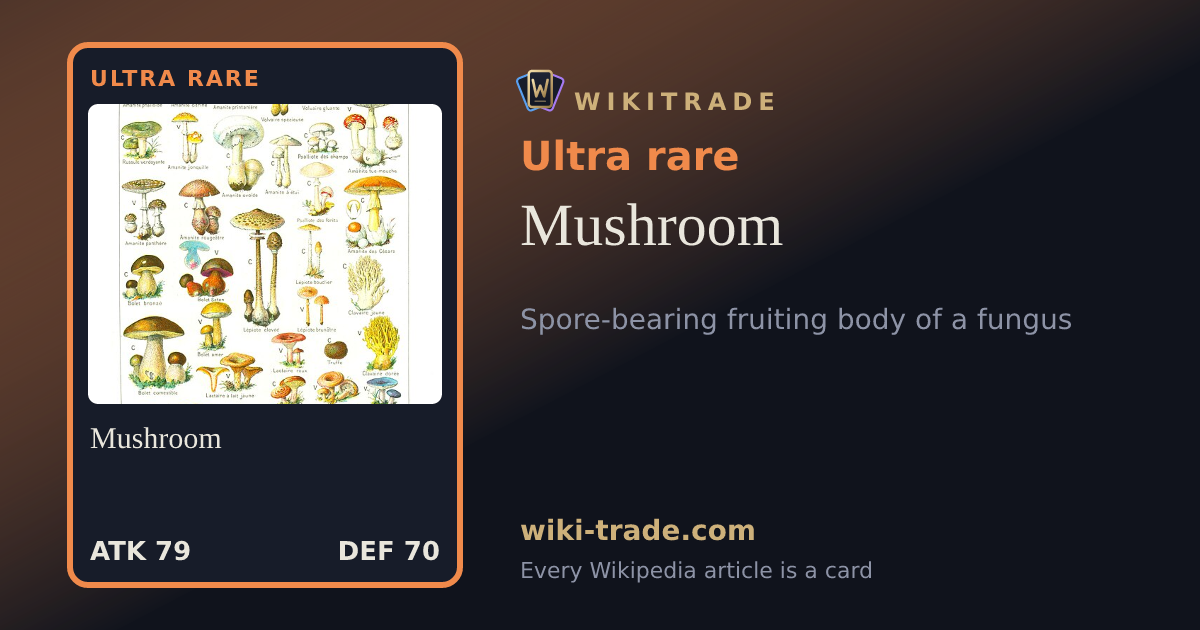 Mushroom — Ultra rare card