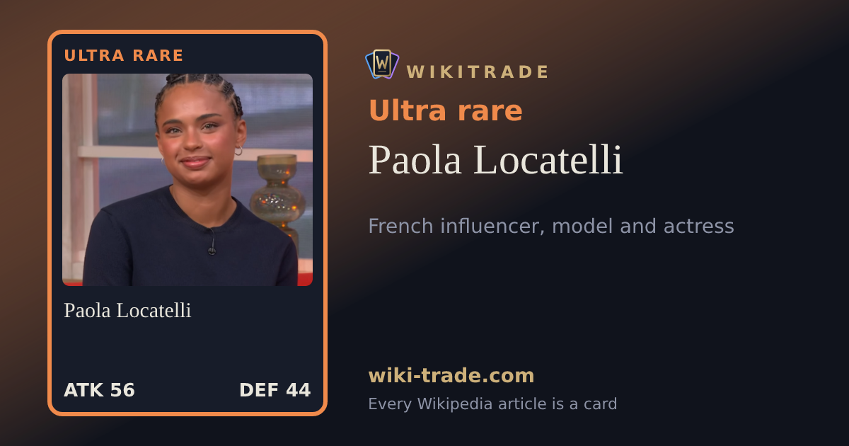 Paola Locatelli — Ultra rare card