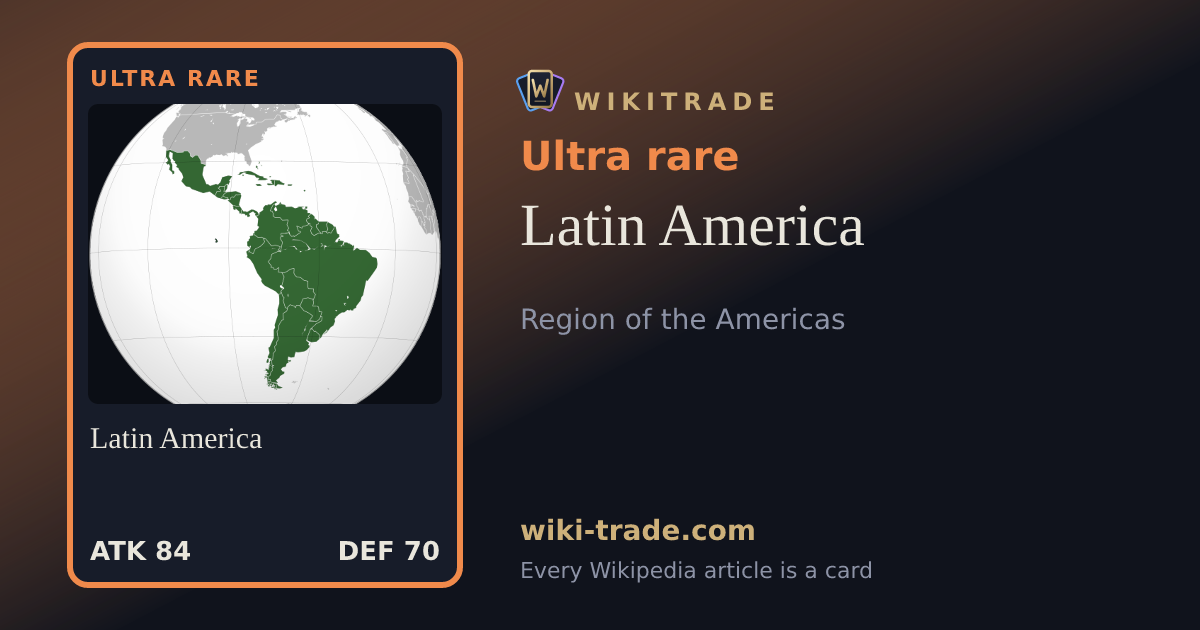 Latin America — Ultra rare card